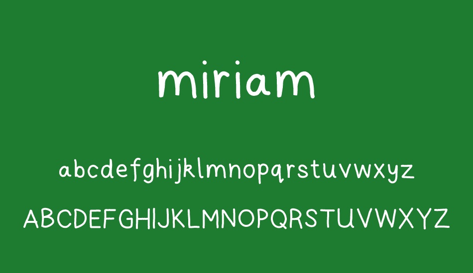 miriam font