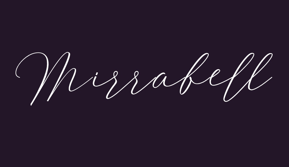 Mirrabella font big