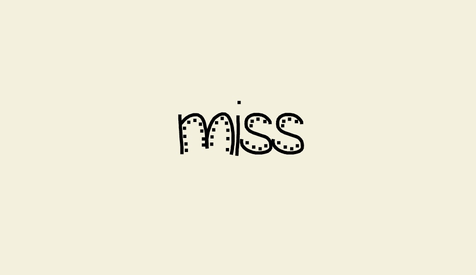 miss font big