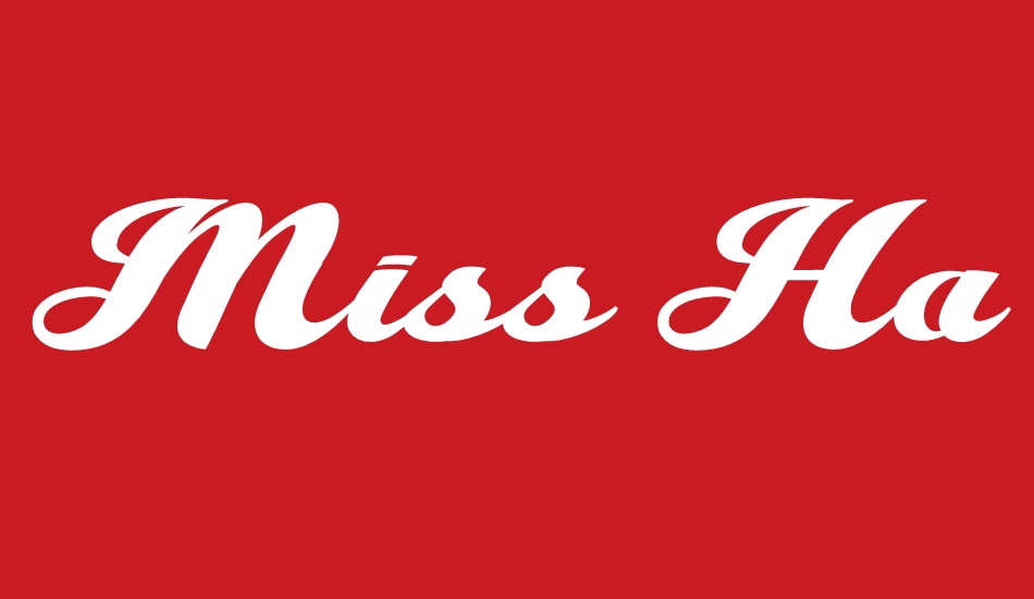 Miss Hanna Personal Use font big