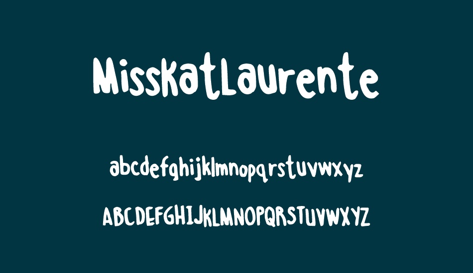 MissKatLaurente font