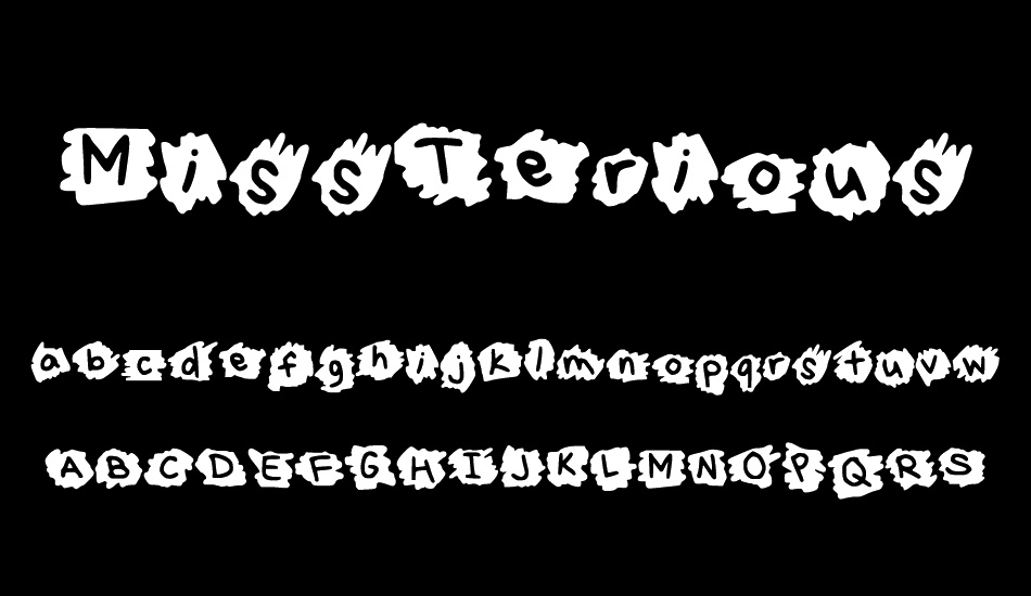 MissTerious font