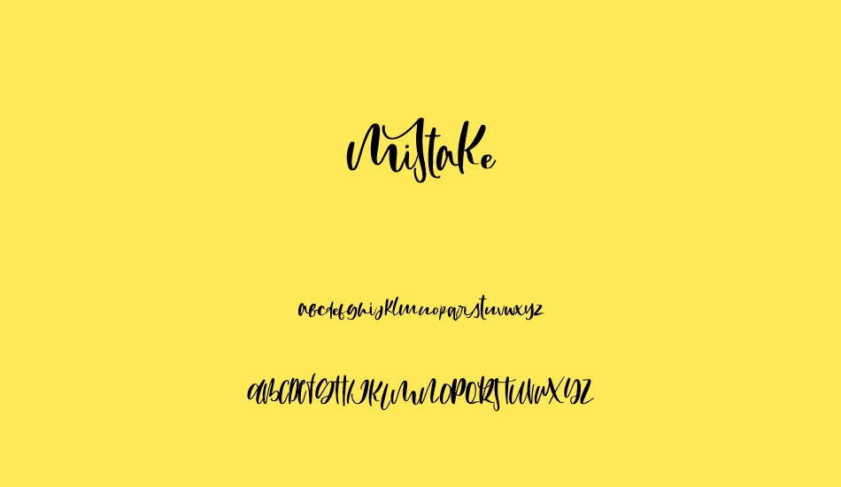 MiStaKe font