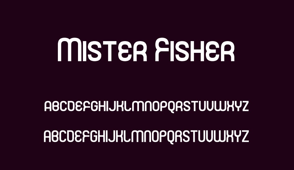 Mister Fisher font