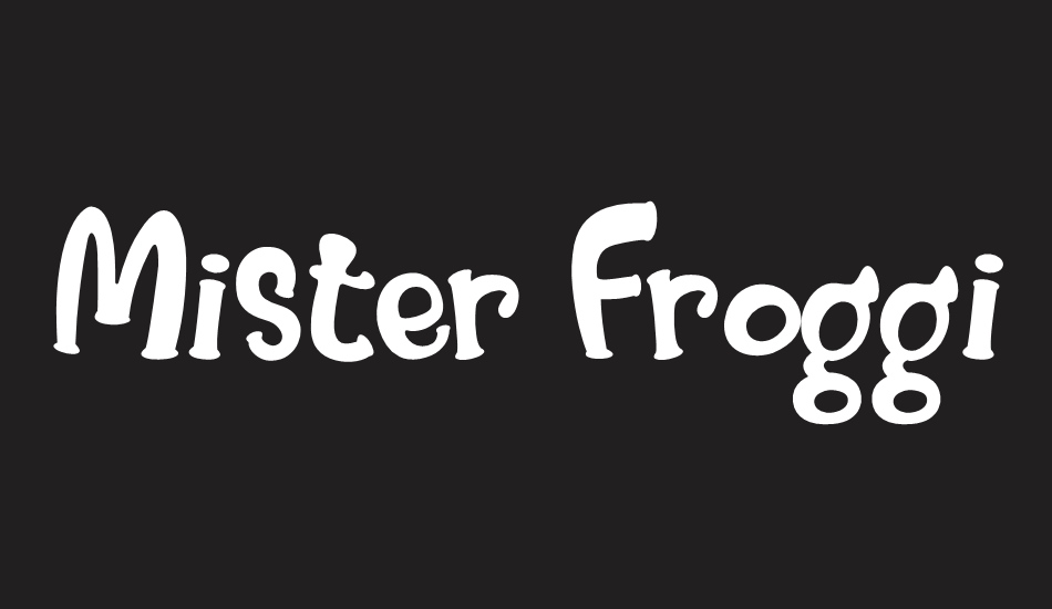 Mister Froggie Regular font big