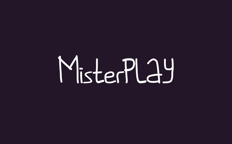 Misterplay font big