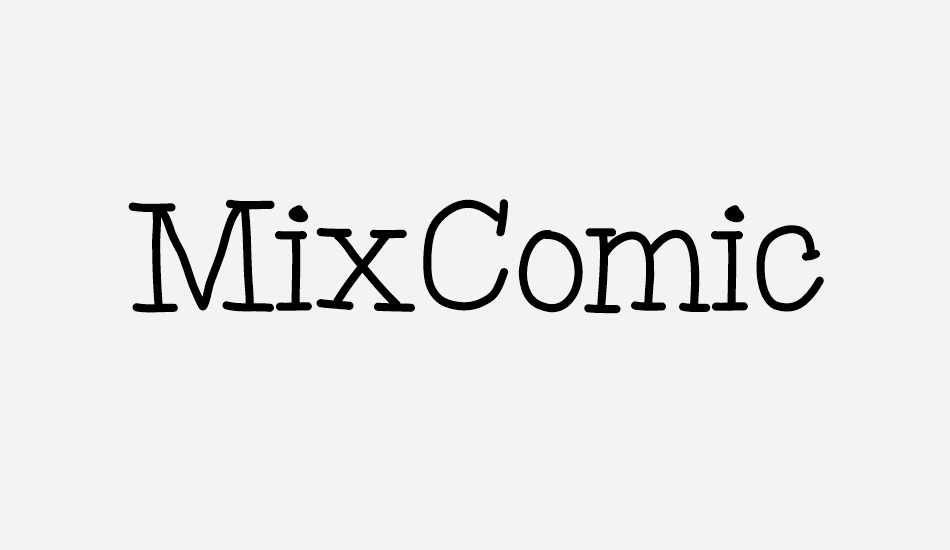 MixComic font big