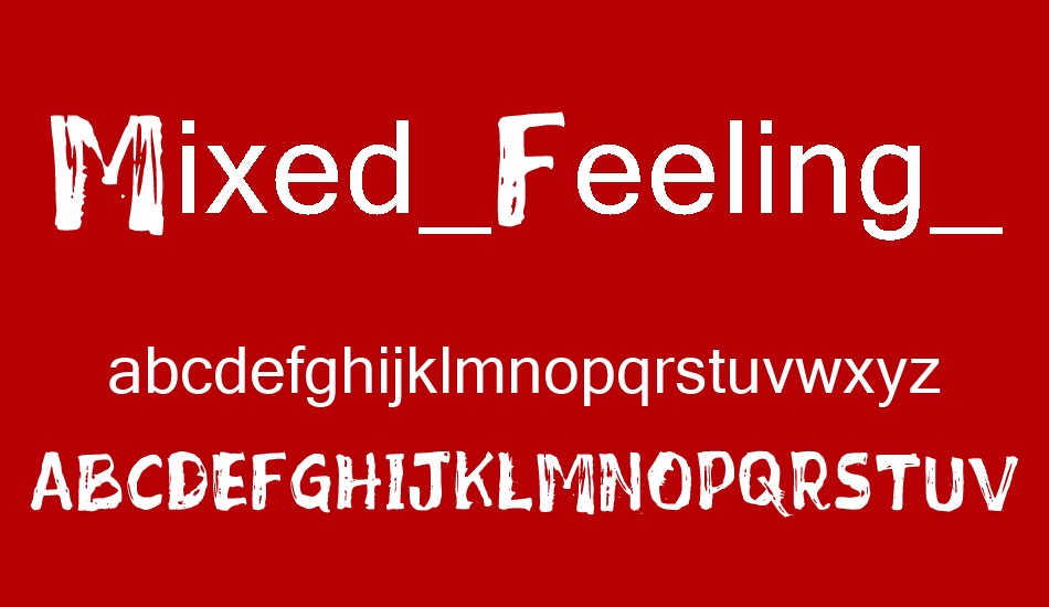 Mixed_Feeling_DEMO font