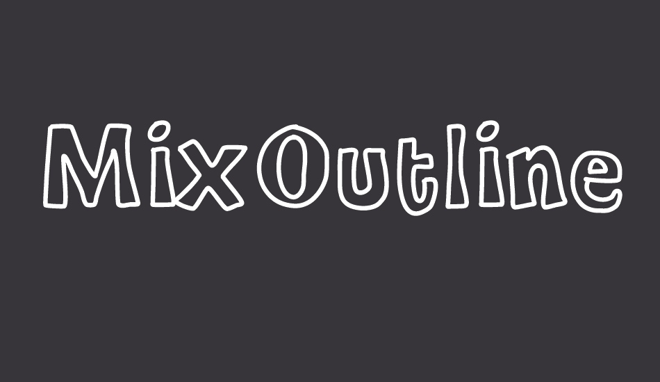 MixOutline font big