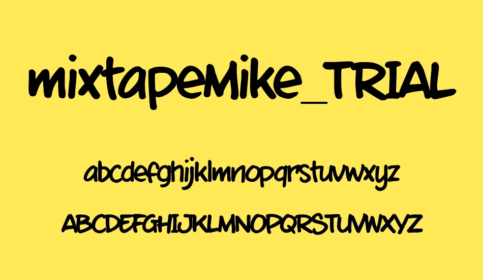 mixtapeMike_TRIAL font