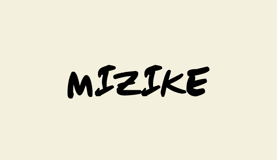 mizike font big