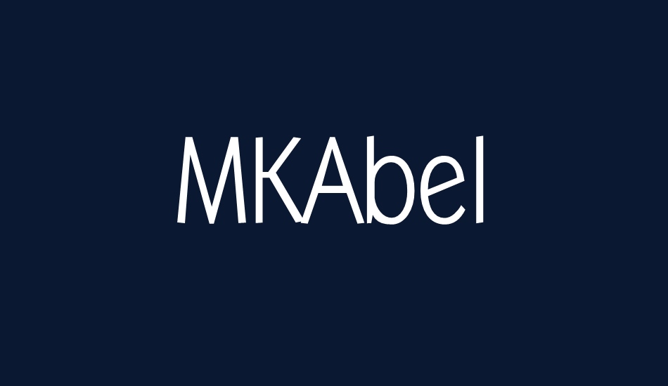 MKAbel font big