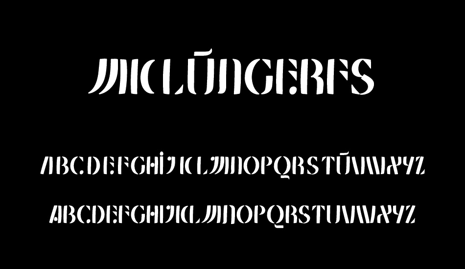 MKlungerFS font