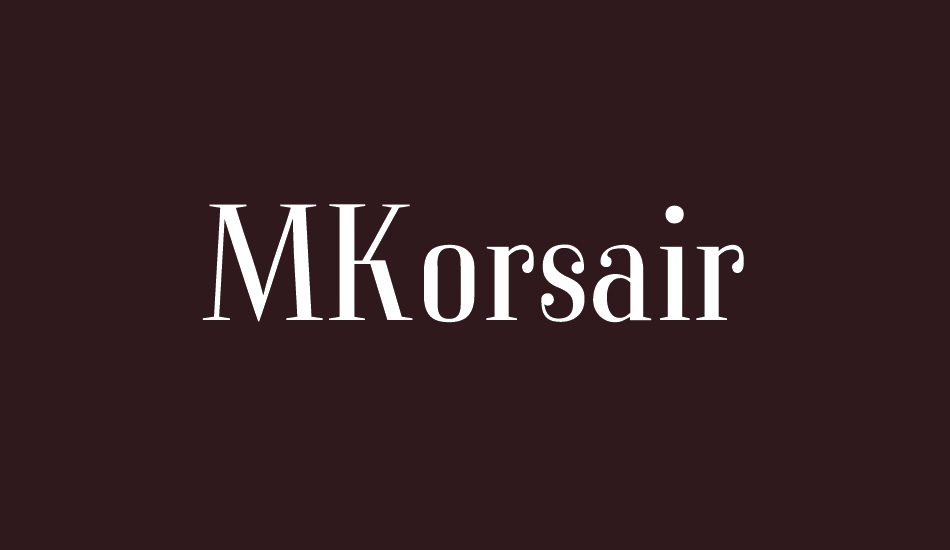 MKorsair font big