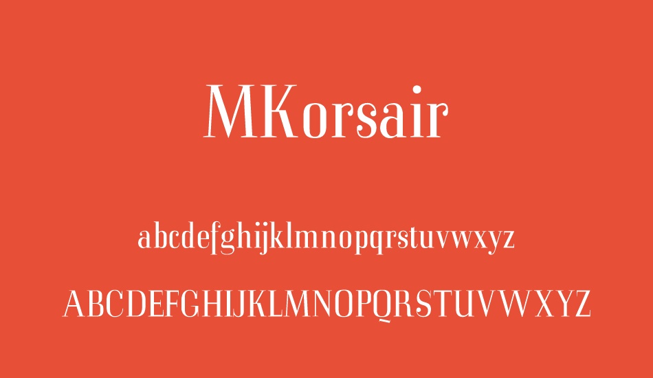 MKorsair font