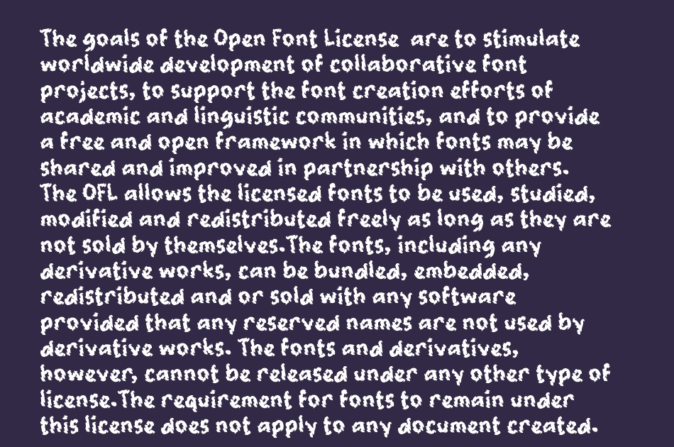M Mlaste font 1