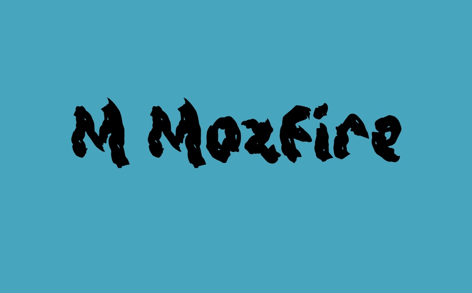 M Mozfire font big