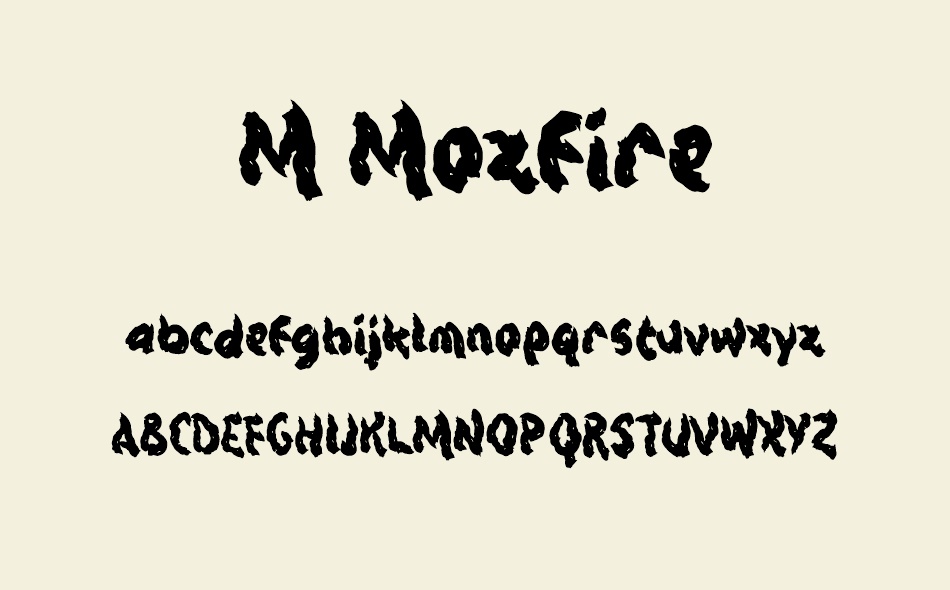 M Mozfire font