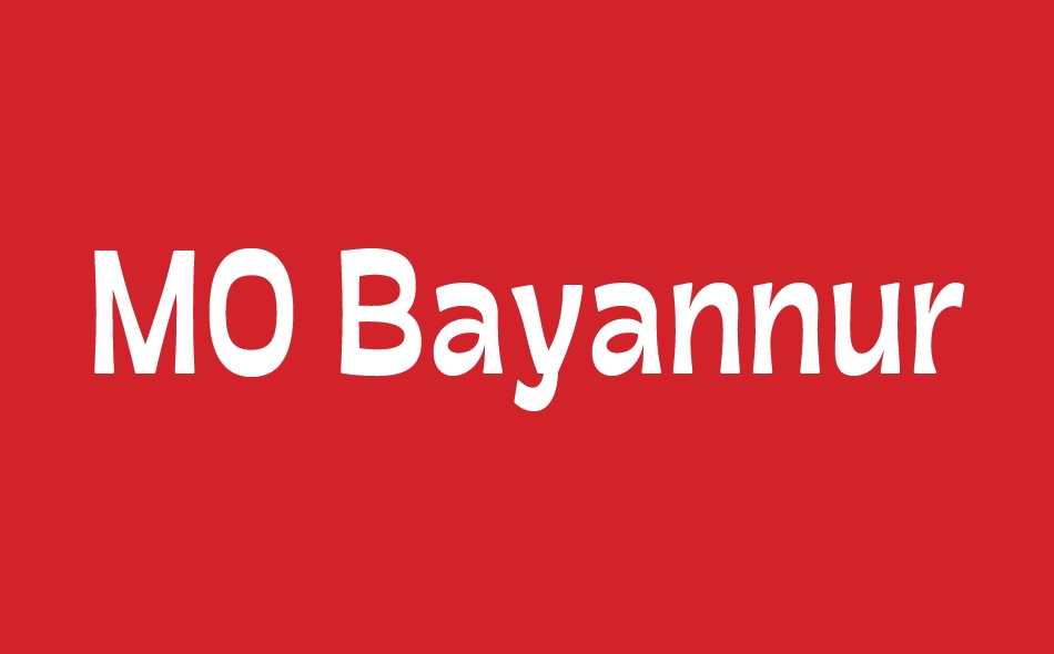 MO Bayannur font big