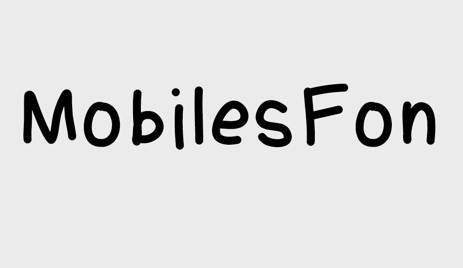 MobilesFont font big