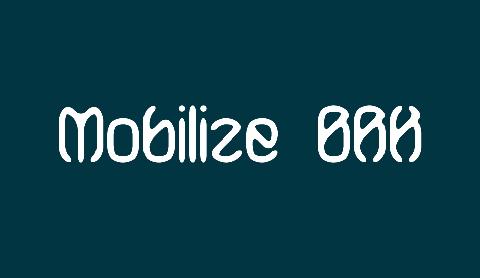 Mobilize BRK font big