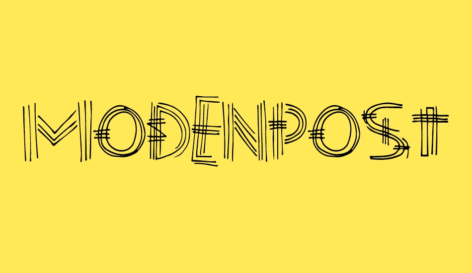 ModenPost font big