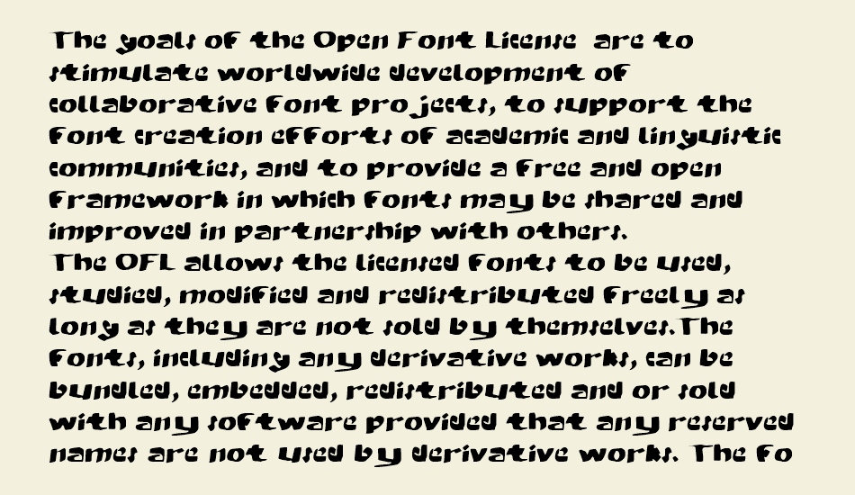 MODERN hand fraktur font 1