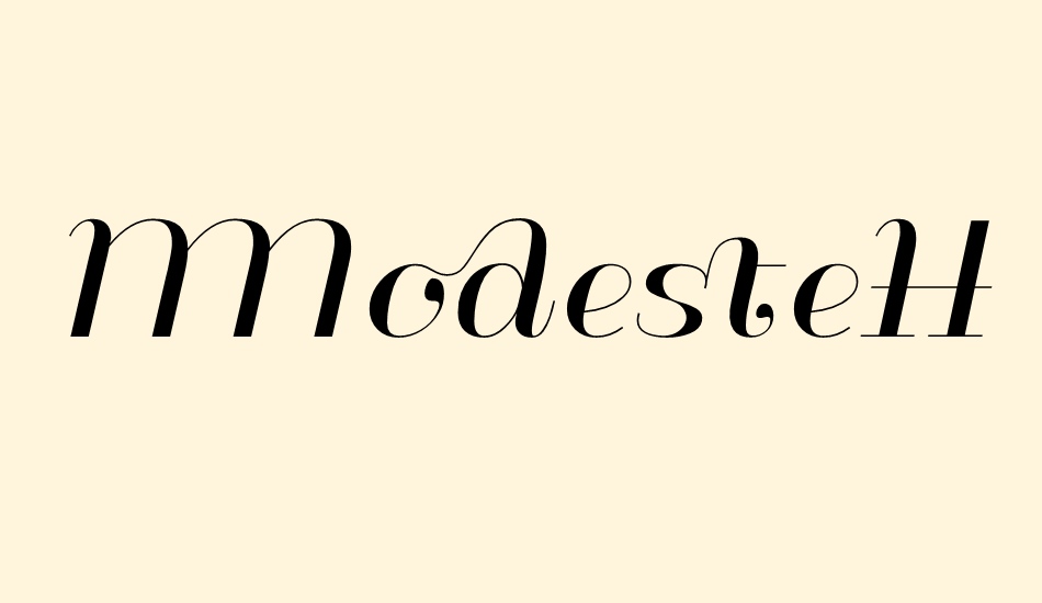 ModesteHenri font big