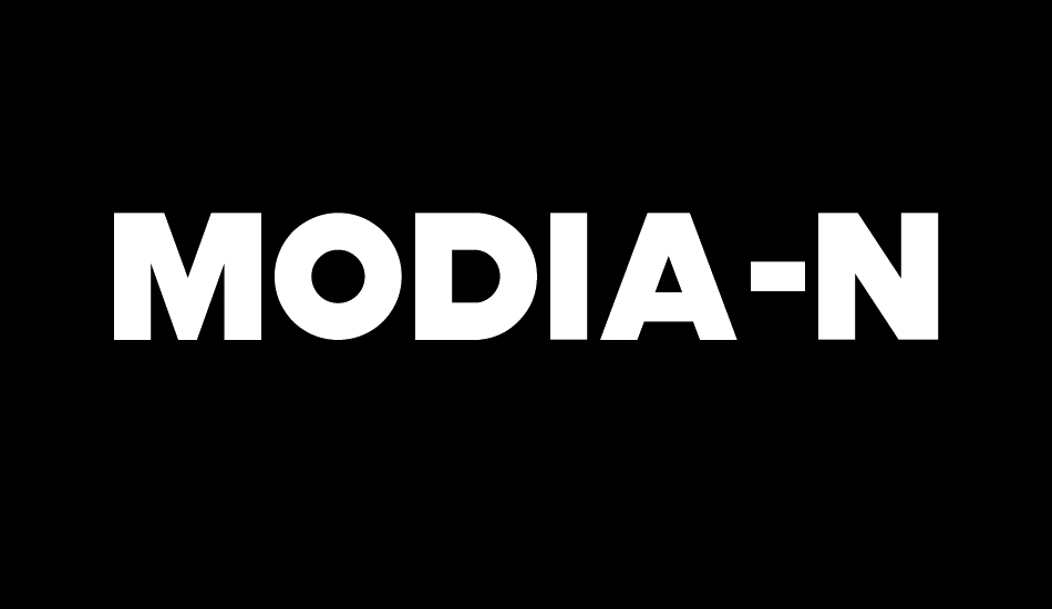 Modia-NonCommercial font big