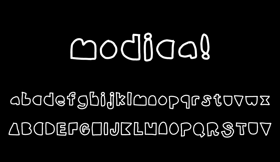 modica! font