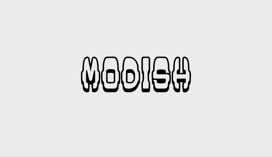 Modish font big