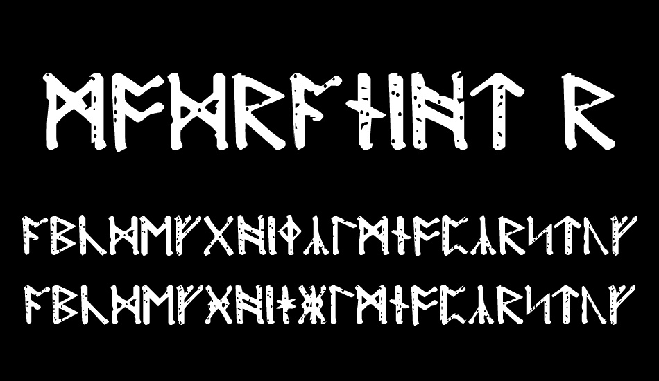 Modraniht Runic font