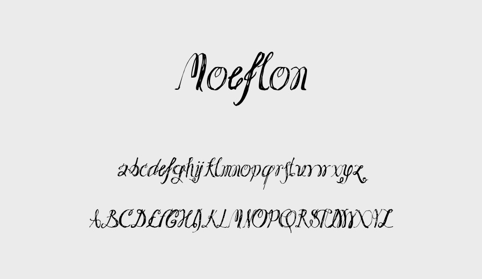 Moeflon font