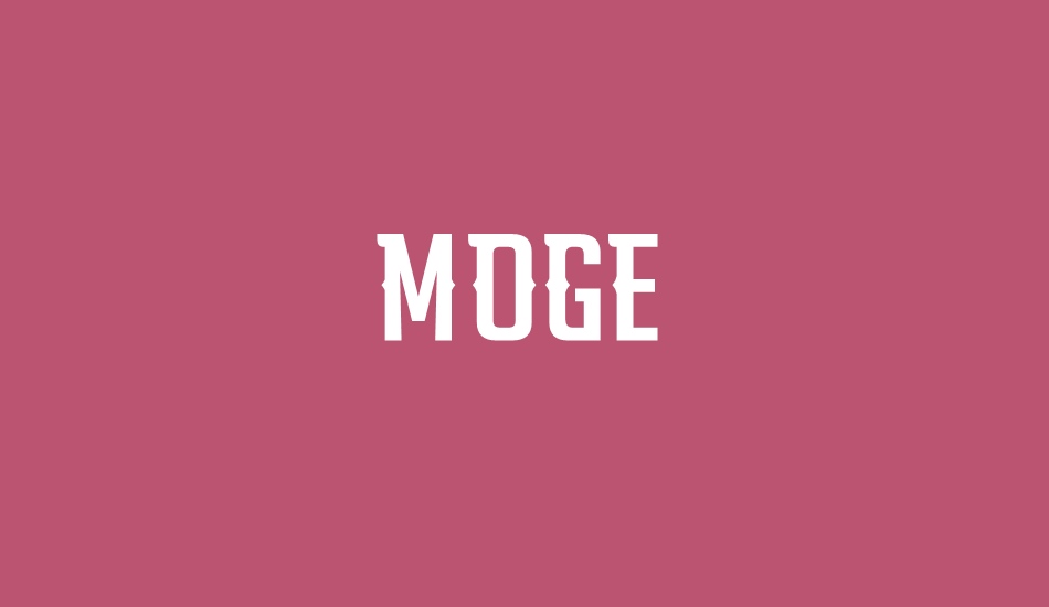 moge font big