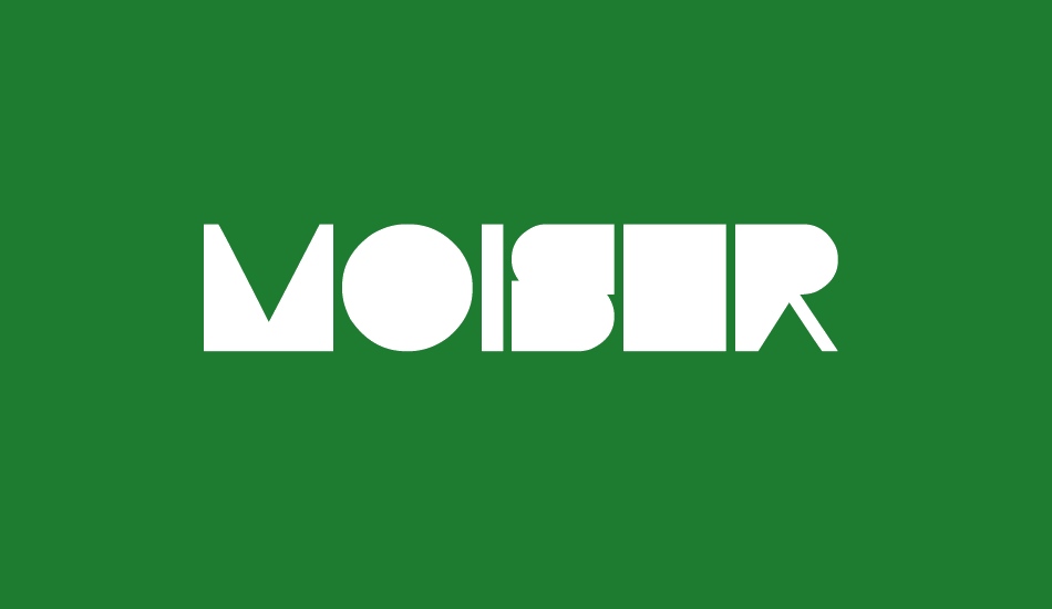 moiser- font big