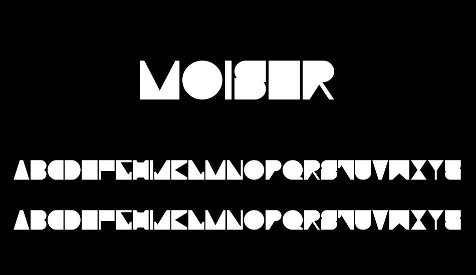 moiser- font