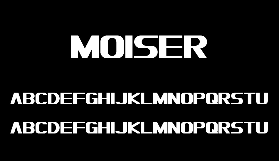 moiser font