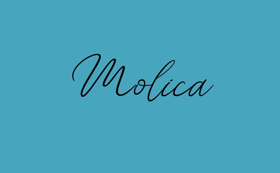 Molica font big