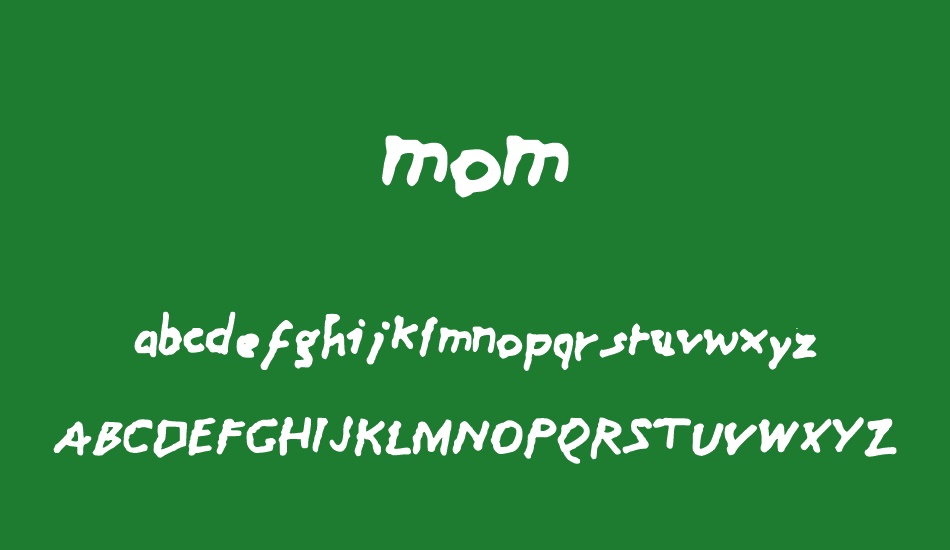 mom font