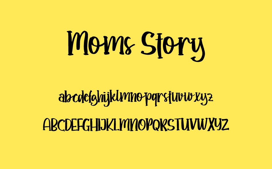 Moms Story font