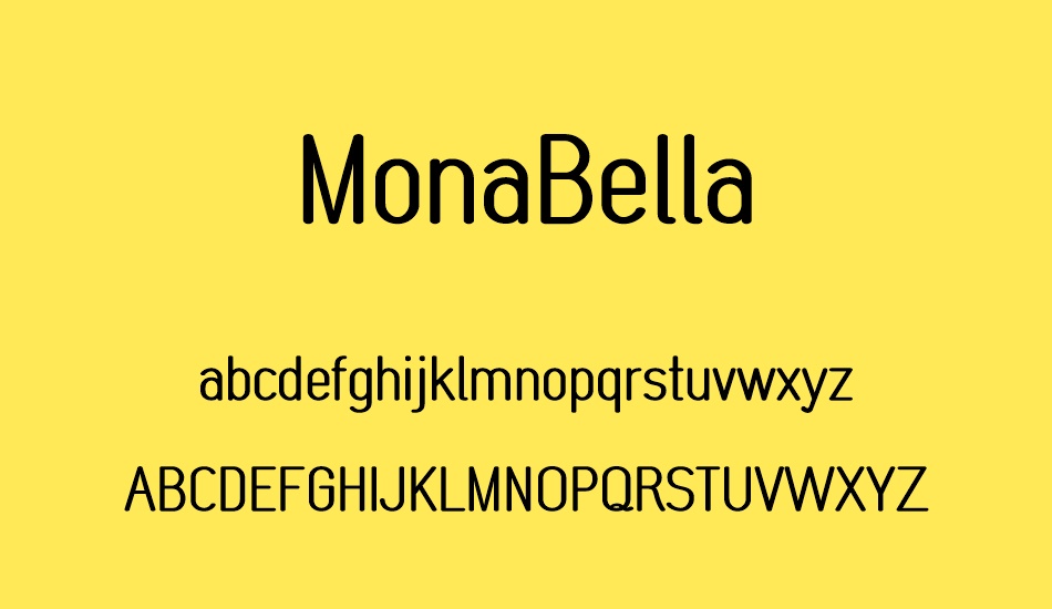 MonaBella font