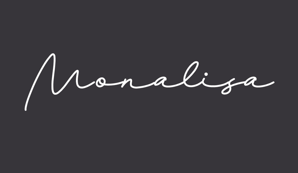 Monalisa font big