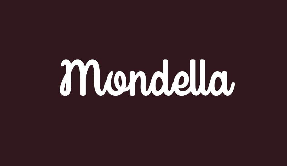 Mondella Demo font big