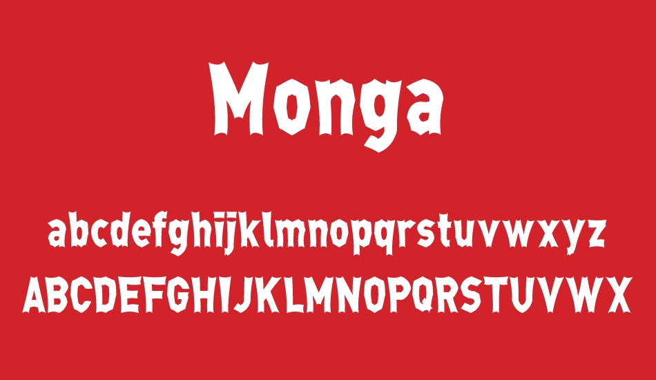 Monga font