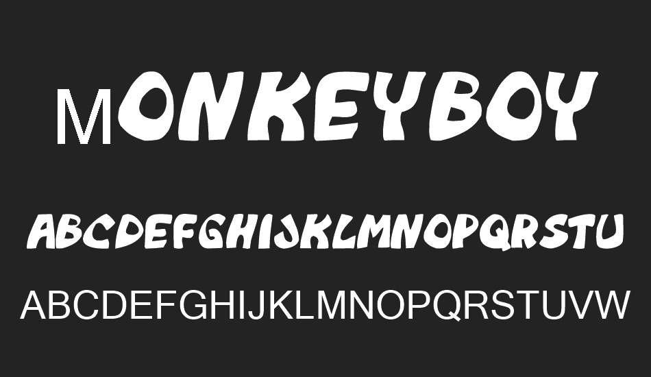 Monkeyboy font