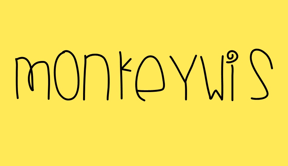 MonkeyWishes font big