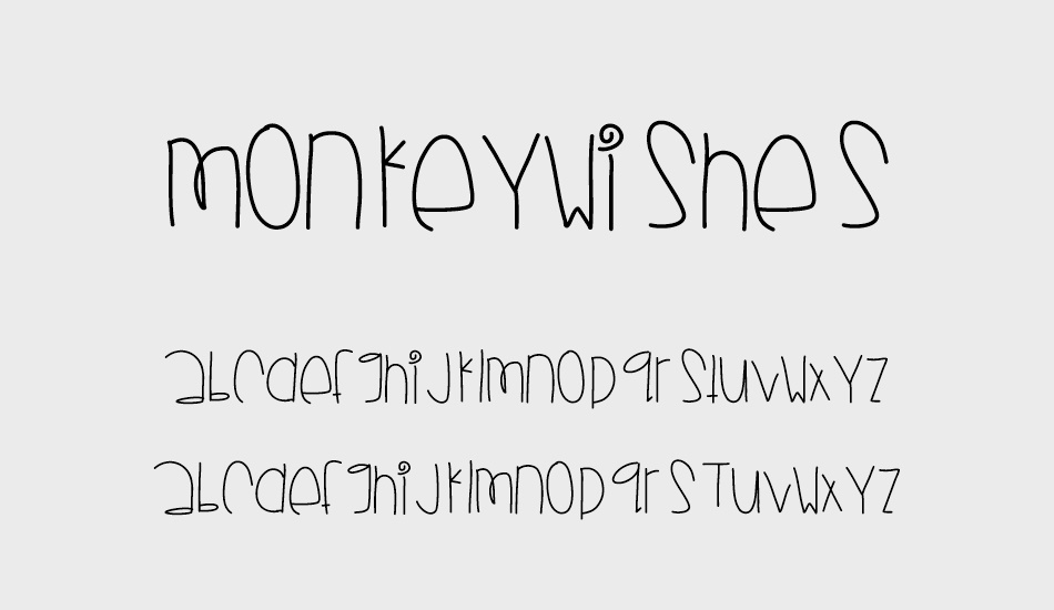 MonkeyWishes font