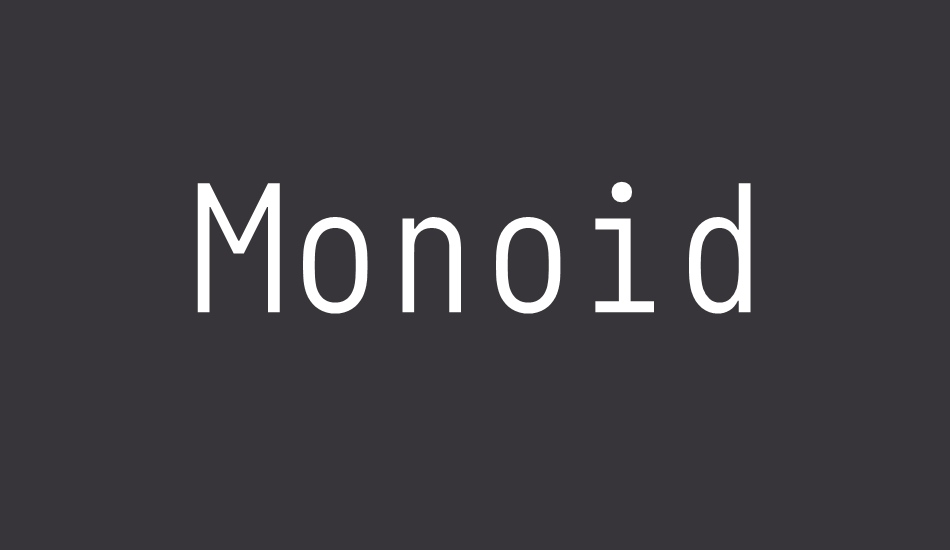 Monoid font big