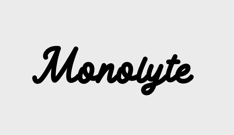 Monolyte font big