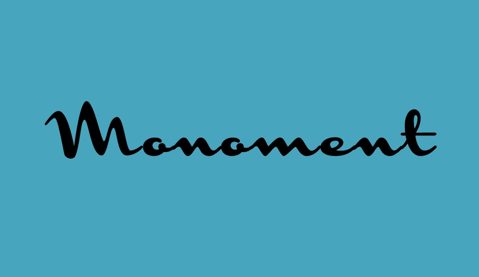 Monoment font big